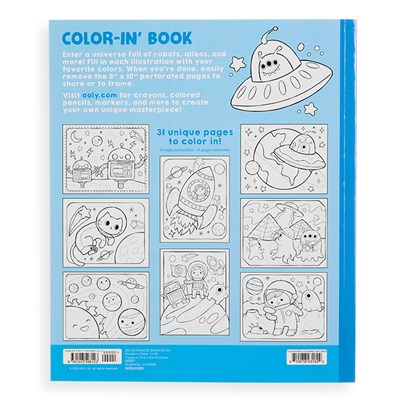 Ooly Boyama Kitabı - Outer Space Explorers