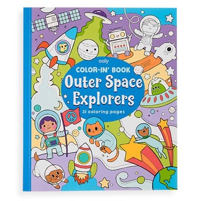 Ooly Boyama Kitabı - Outer Space Explorers
