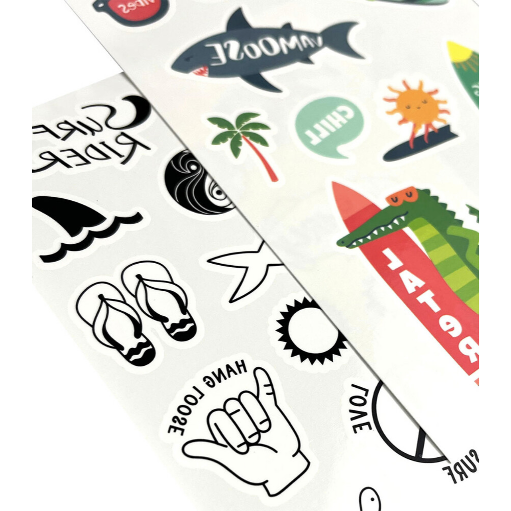 Ooly Mini Tattoo Palooza Geçiçi Dövme Seti - Beach Days