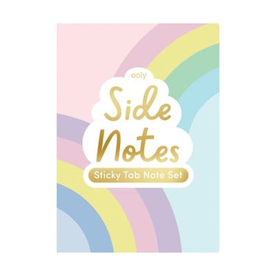 Ooly Side Notes Yapışkanlı Etiket Seti - Pastel Rainbows