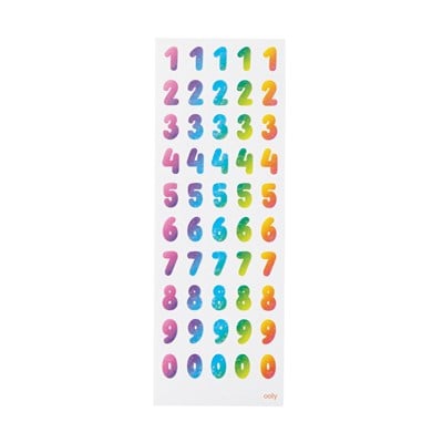 Ooly Stickiville Çıkartmalar - Rainbow Numbers