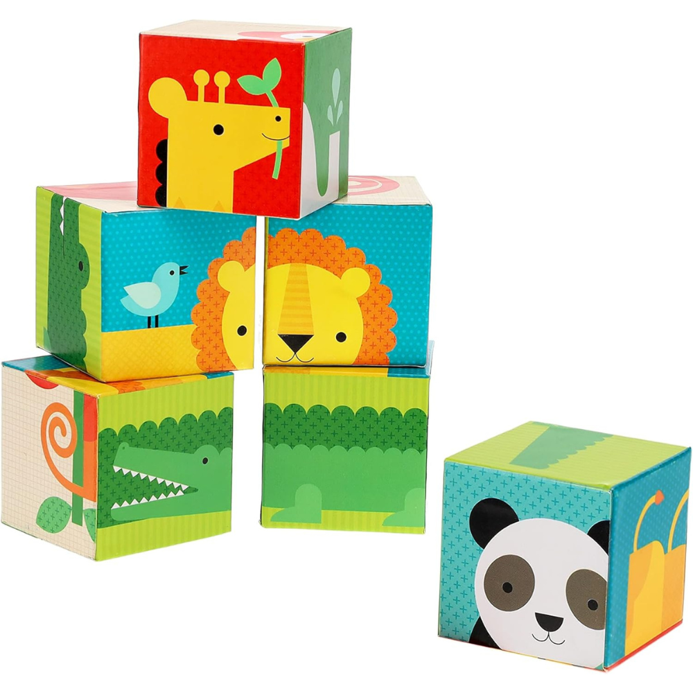 Petit Collage Yapboz Blokları - Wild Animals