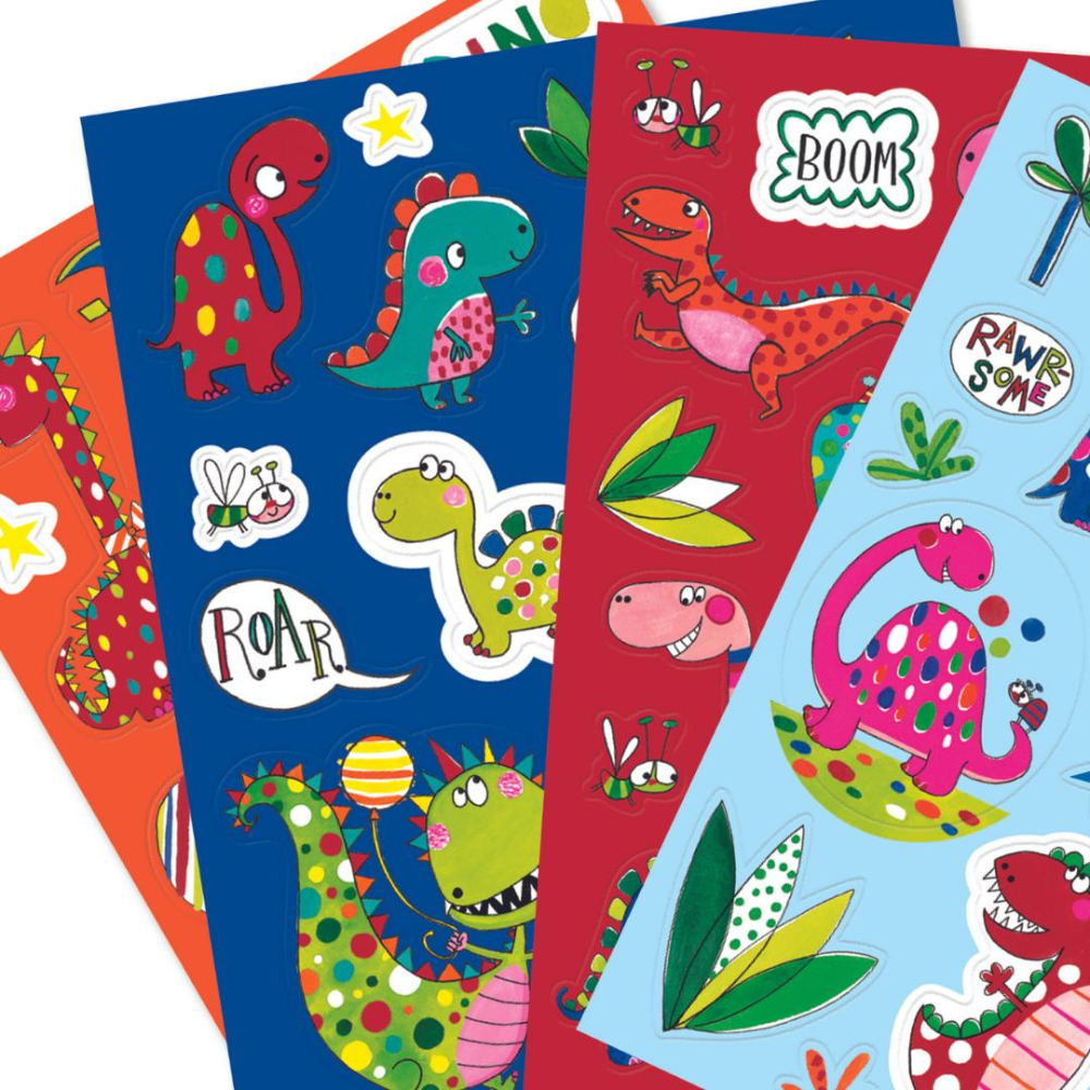 Rachel Ellen Sticker Seti / Dinosaur