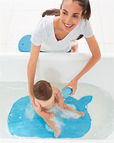 Skip Hop Moby Kaydırmaz Banyo Paspas - Mavi