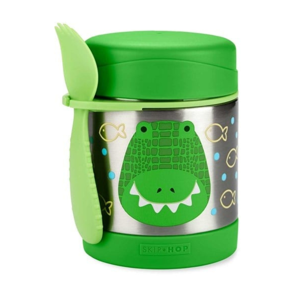 Skip Hop Zoo Paslanmaz Çelik Termos - Timsah