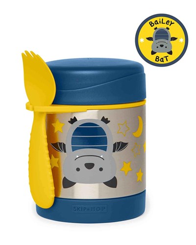 Skip Hop Zoo Paslanmaz Çelik Termos - Yarasa