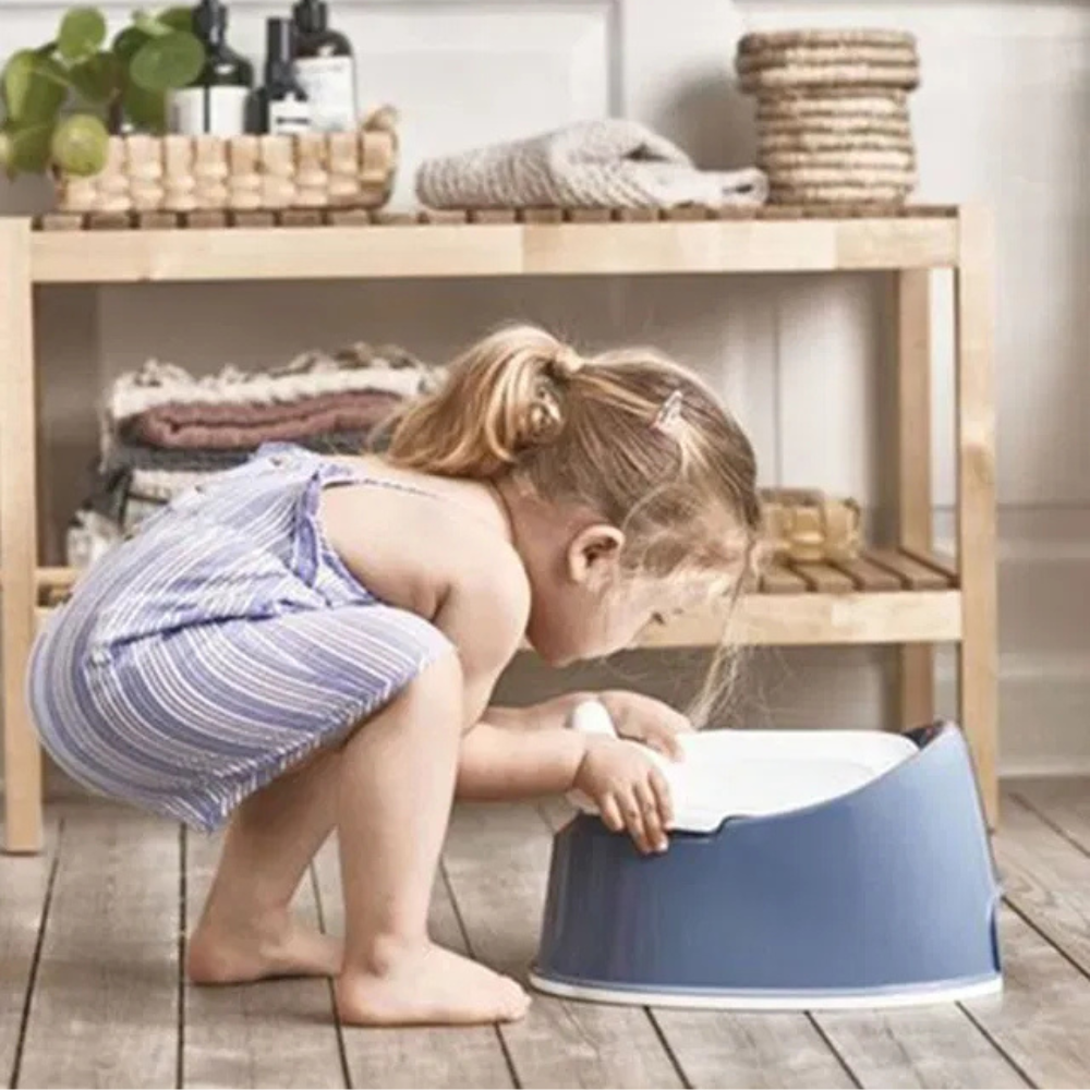 Smart Eğitici Oturak Deep Blue/White