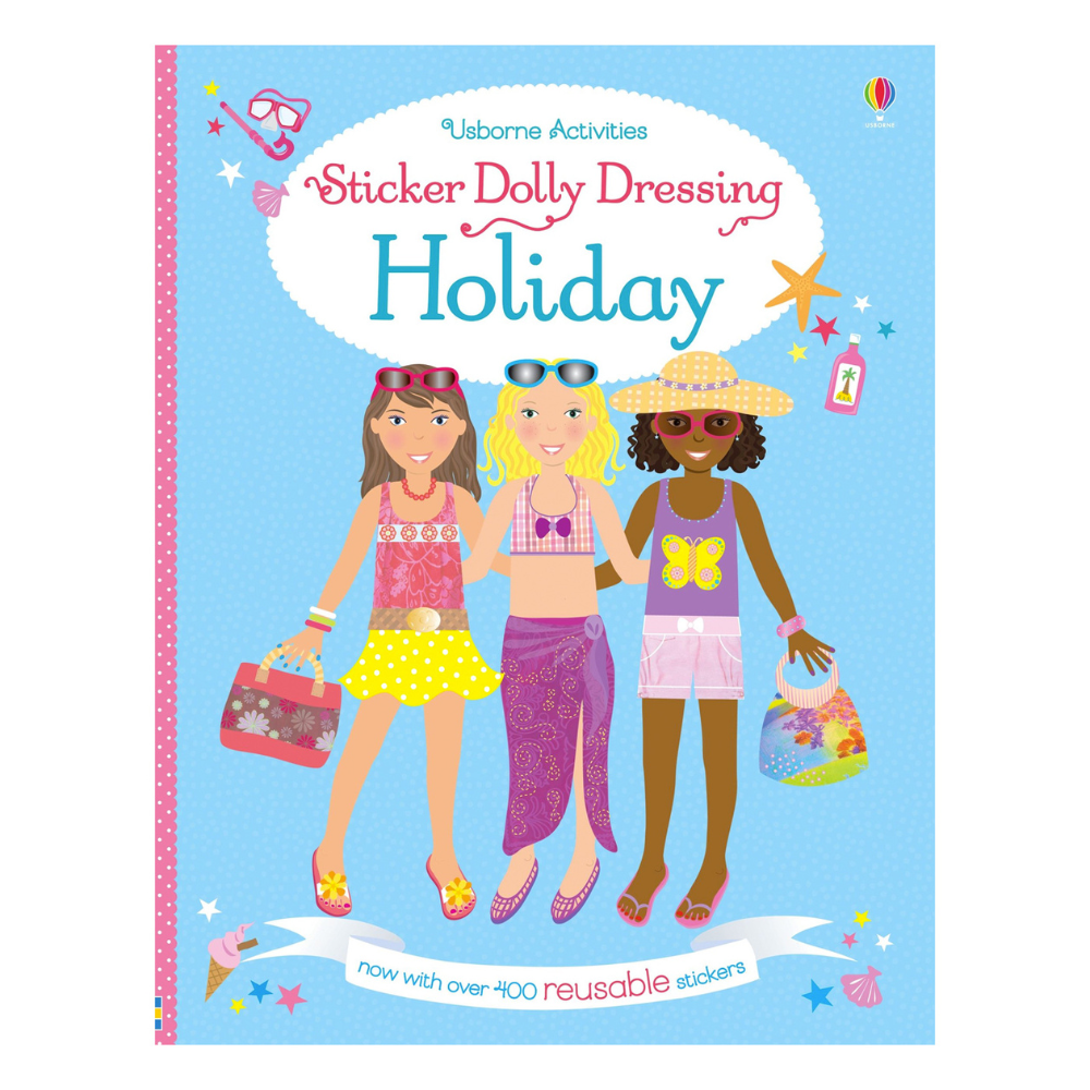Sticker Dolly Dressing On Holiday