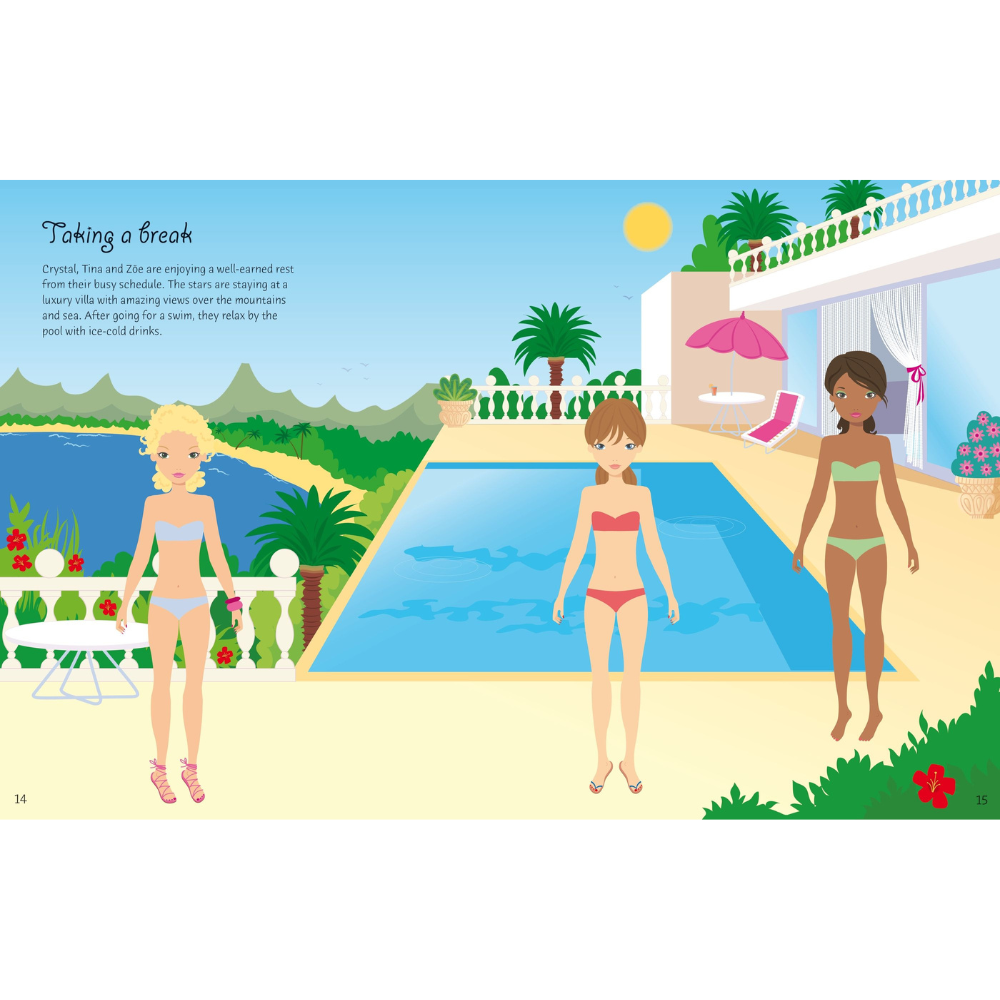 Sticker Dolly Dressing Popstars