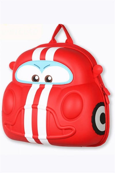Supercute Car Sırt Çantası - Kırmızı