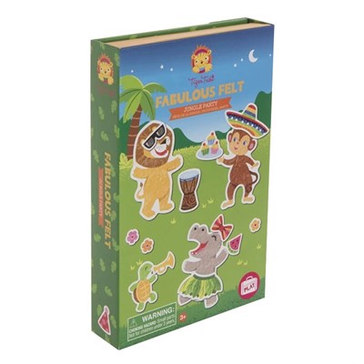 Tiger Tribe Keçe Aktivite Seti - Jungle Party