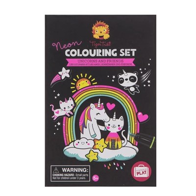 Tiger Tribe Neon Boyama Seti / Unicorns and Friends