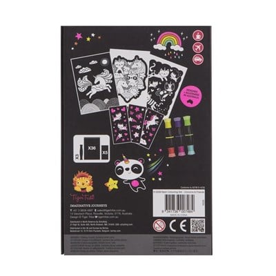 Tiger Tribe Neon Boyama Seti / Unicorns and Friends