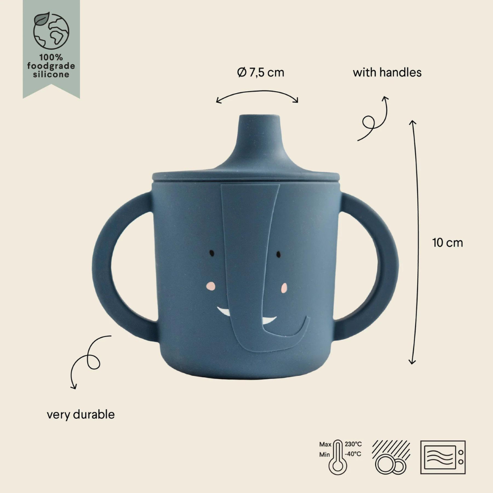 Trixie Silikon Sippy Cup - Mrs. Elephant