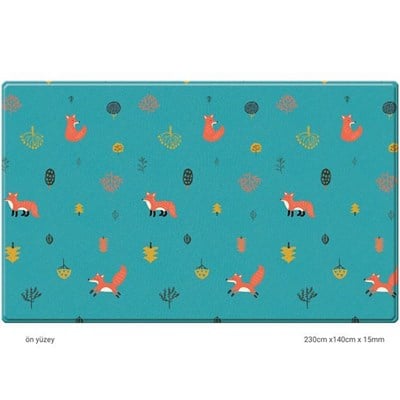 Unigo Dwinguler Oyun Halısı - Little Fox (230cm x 140cm x 15mm)