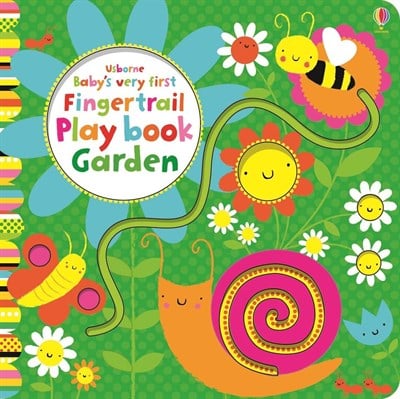 Usborne Baby's Very First Fingertrail Play Book Garden
