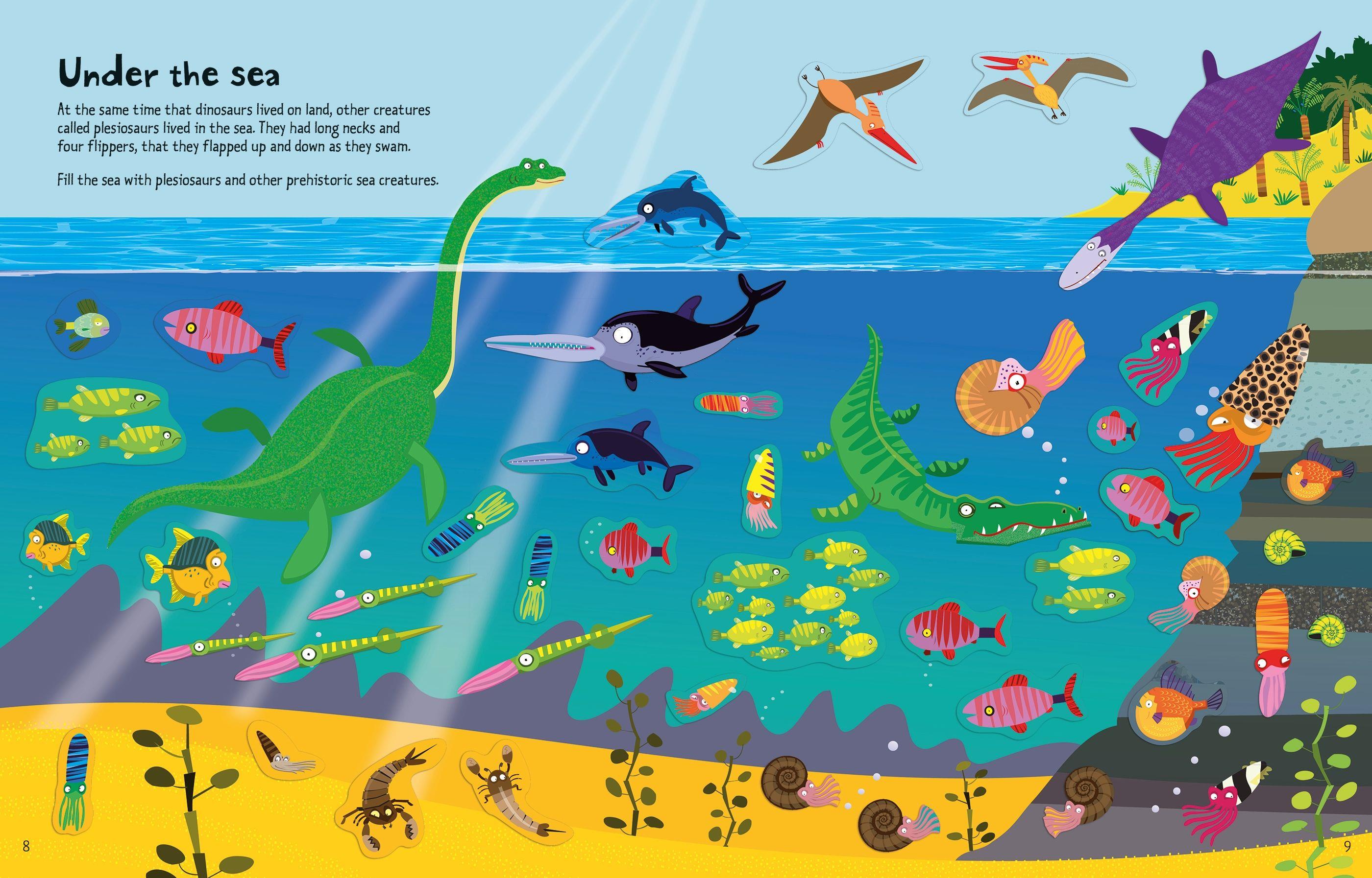 Usborne Big Dinosaur Sticker book