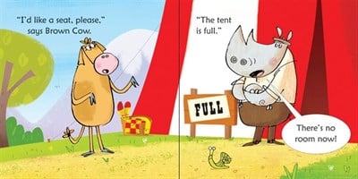 Usborne Cow Takes a Bow