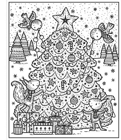 Usborne Enchanted Christmas Magic Painting Book