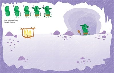 Usborne Fingerprint Activities Monsters