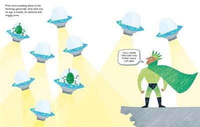 Usborne Fingerprint Activities Superheroes