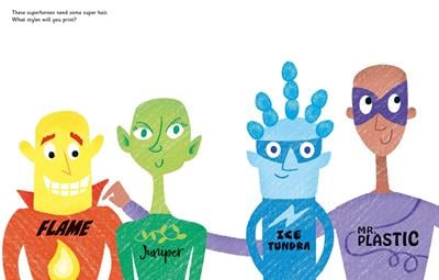 Usborne Fingerprint Activities Superheroes
