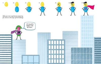 Usborne Fingerprint Activities Superheroes