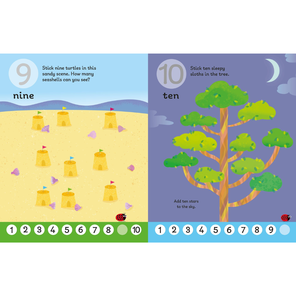 Usborne First Sticker Book 123