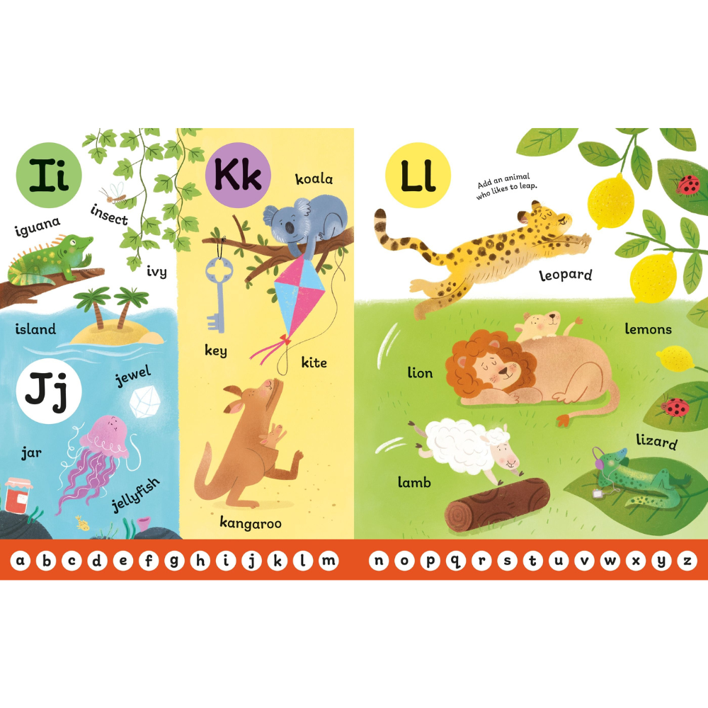 Usborne First Sticker Book ABC