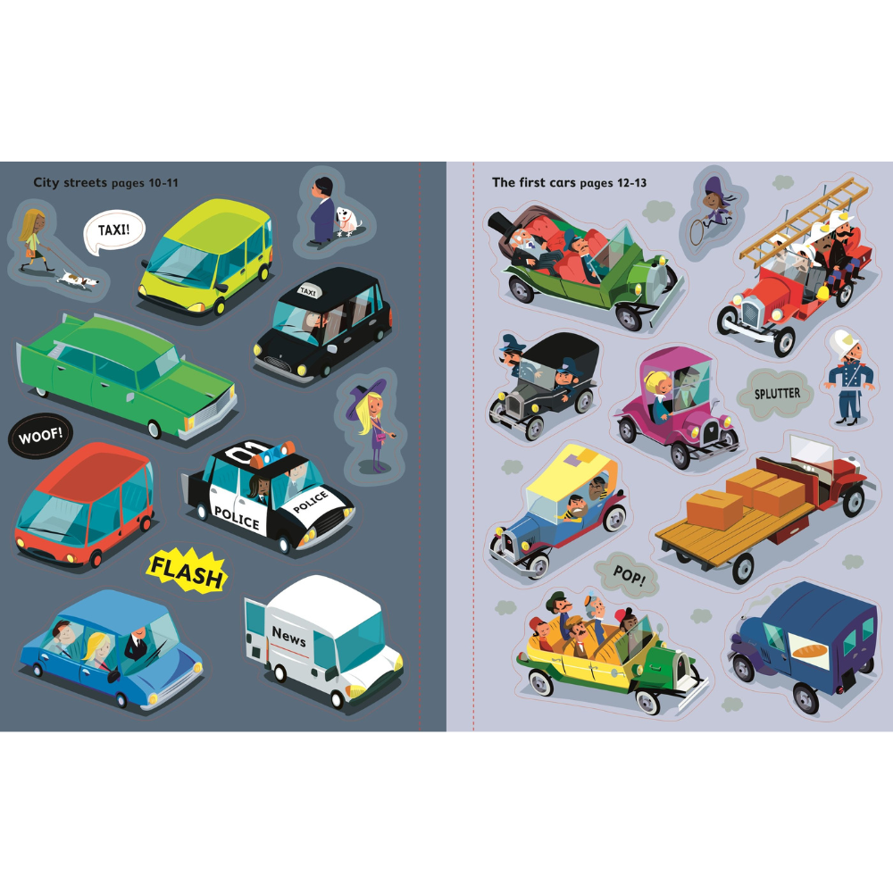 Usborne First Sticker Book Cars