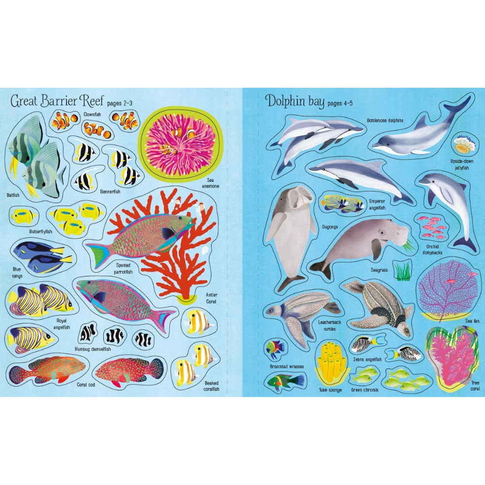 Usborne First Sticker Book Coral Reef