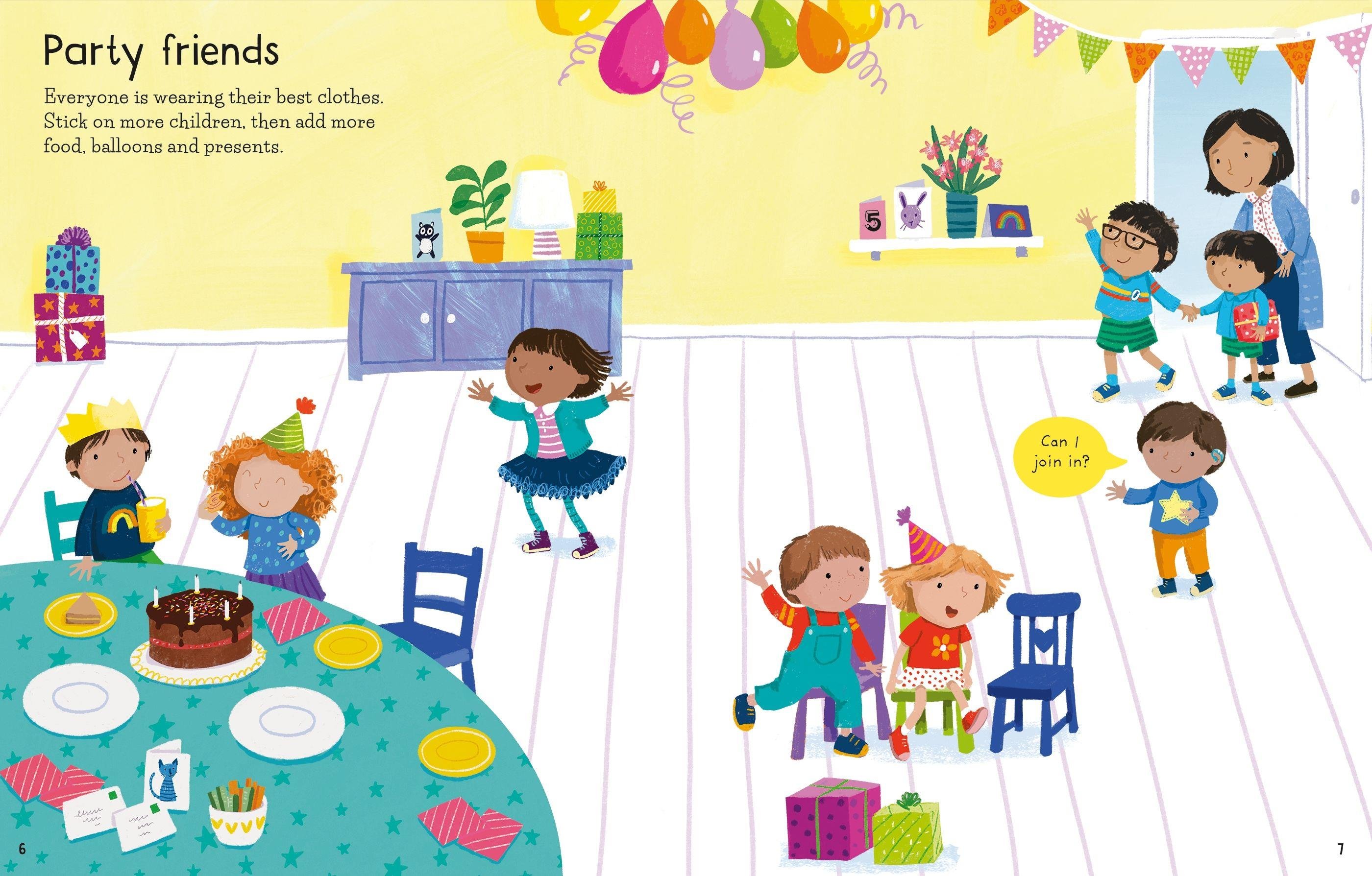 Usborne First Sticker Book My Friends