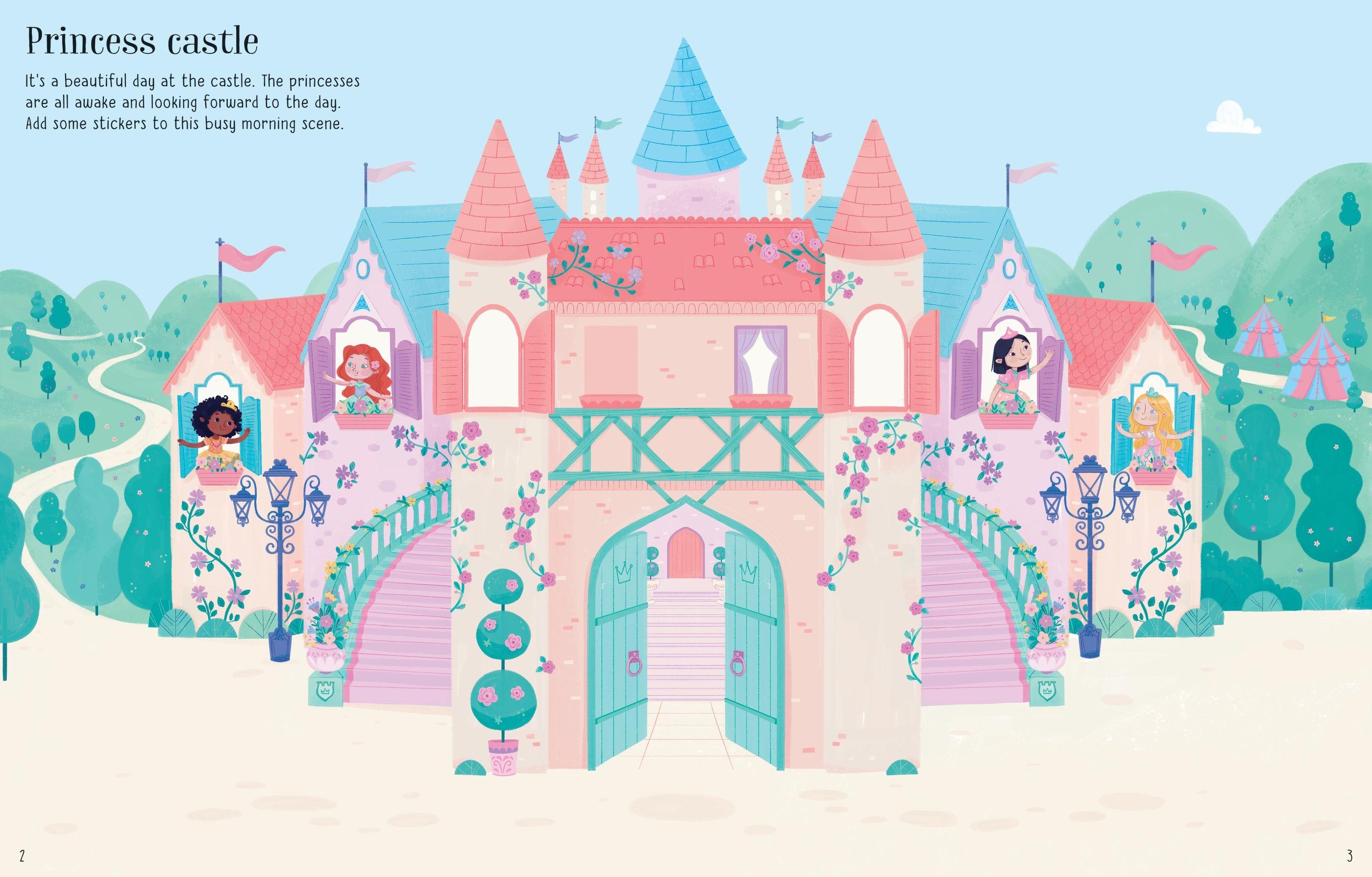 Usborne First Sticker Book Princesses