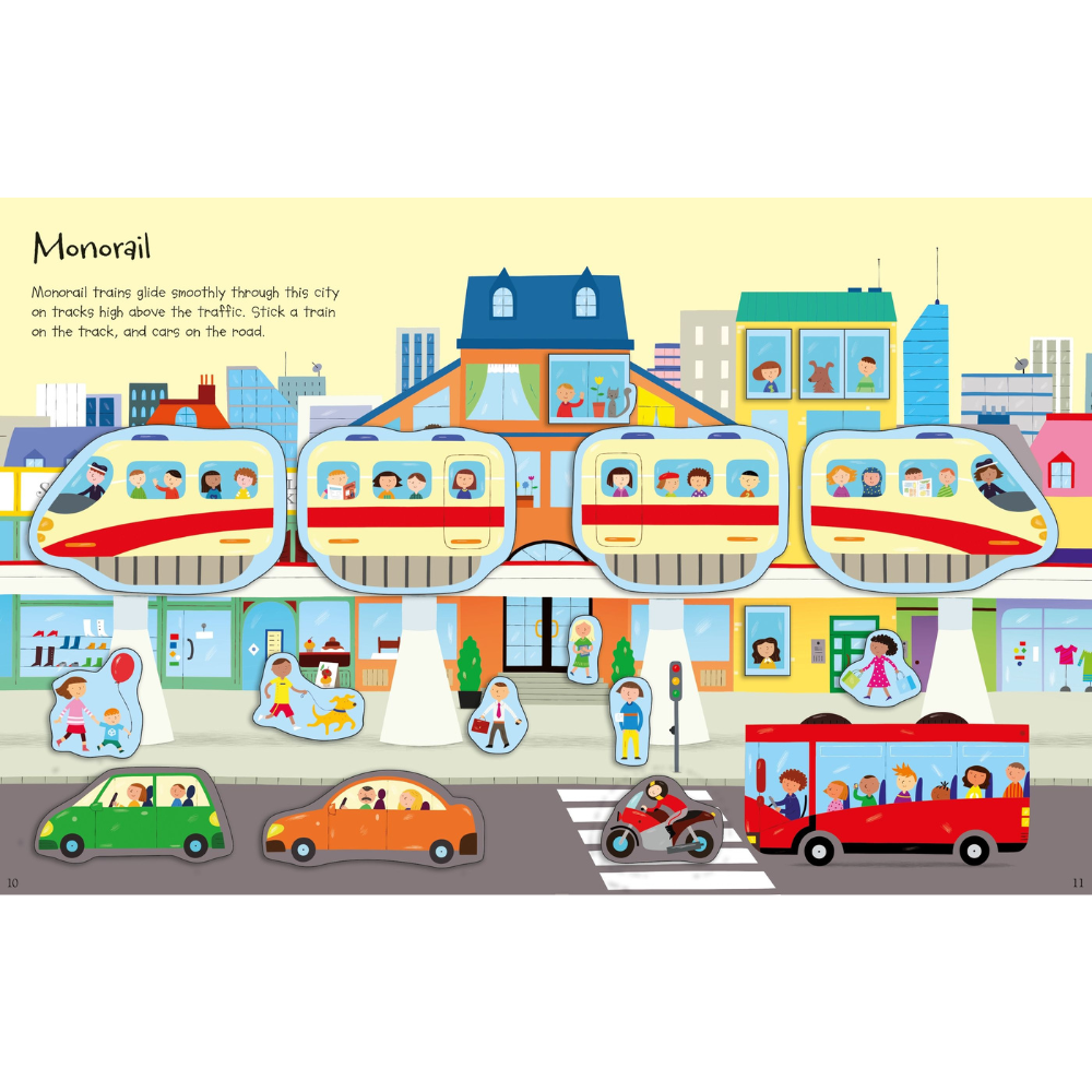 Usborne First Sticker Book Trains