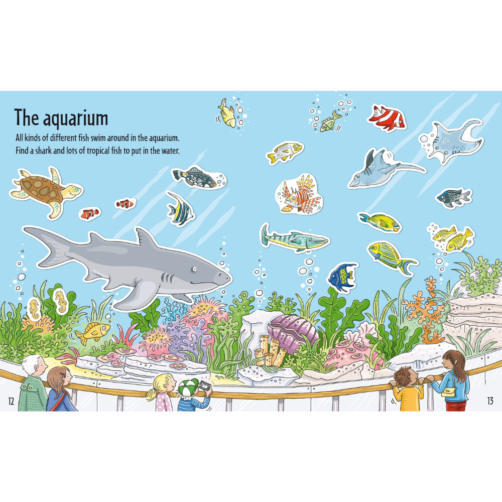 Usborne First Sticker Book Zoo