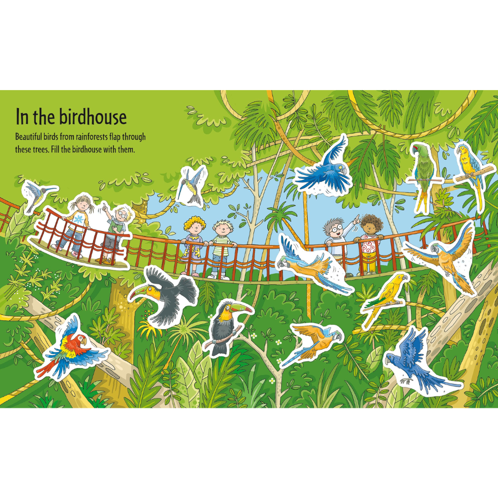 Usborne First Sticker Book Zoo