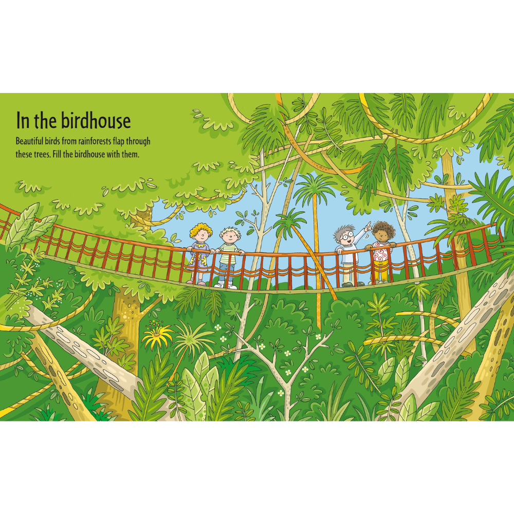 Usborne First Sticker Book Zoo