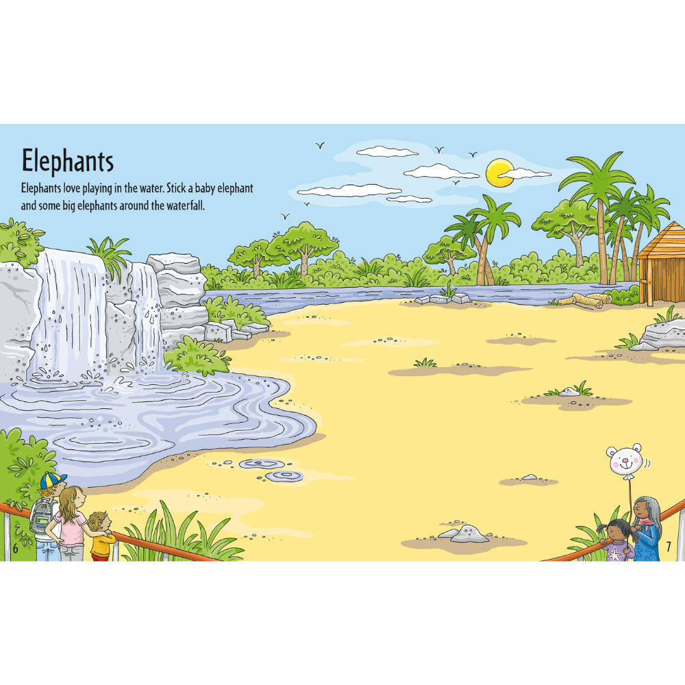 Usborne First Sticker Book Zoo