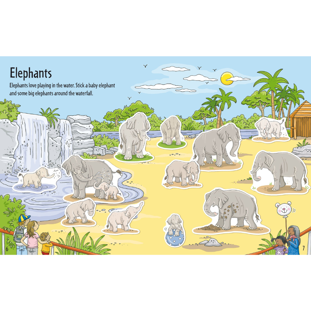 Usborne First Sticker Book Zoo