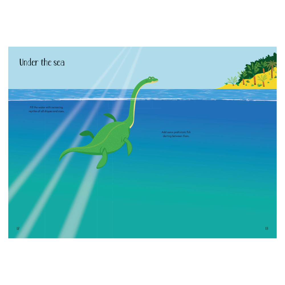 Usborne Little First Sticker Book Dinosaurs