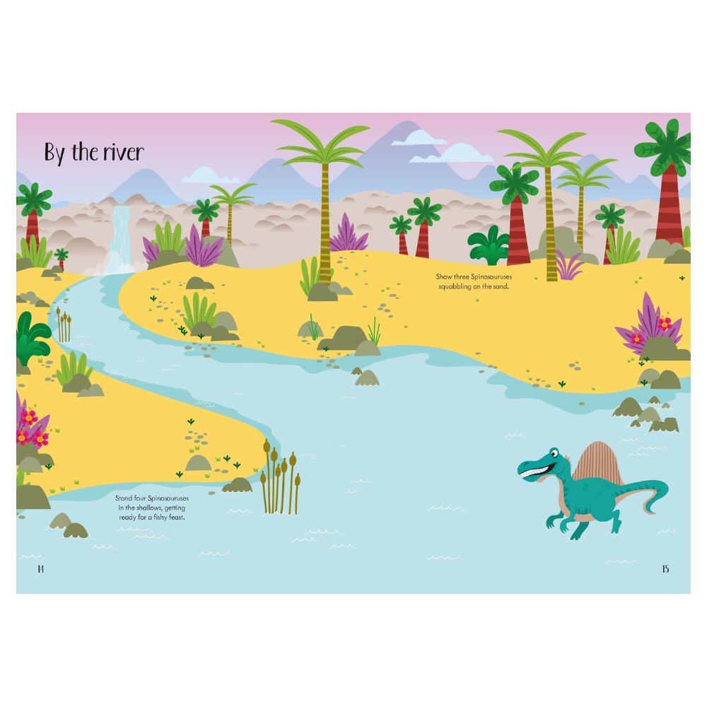 Usborne Little First Sticker Book Dinosaurs