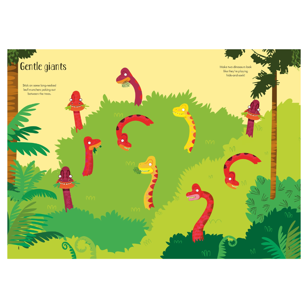 Usborne Little First Sticker Book Dinosaurs
