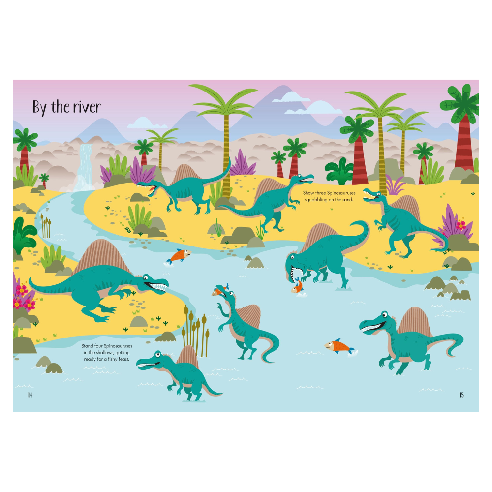 Usborne Little First Sticker Book Dinosaurs