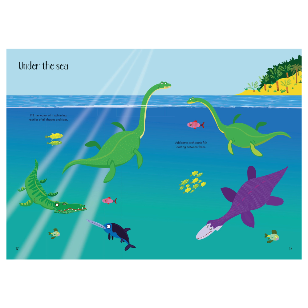 Usborne Little First Sticker Book Dinosaurs