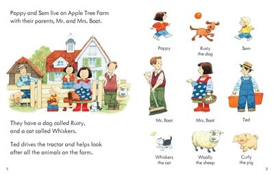 Usborne Poppy and Sam's First Word Book