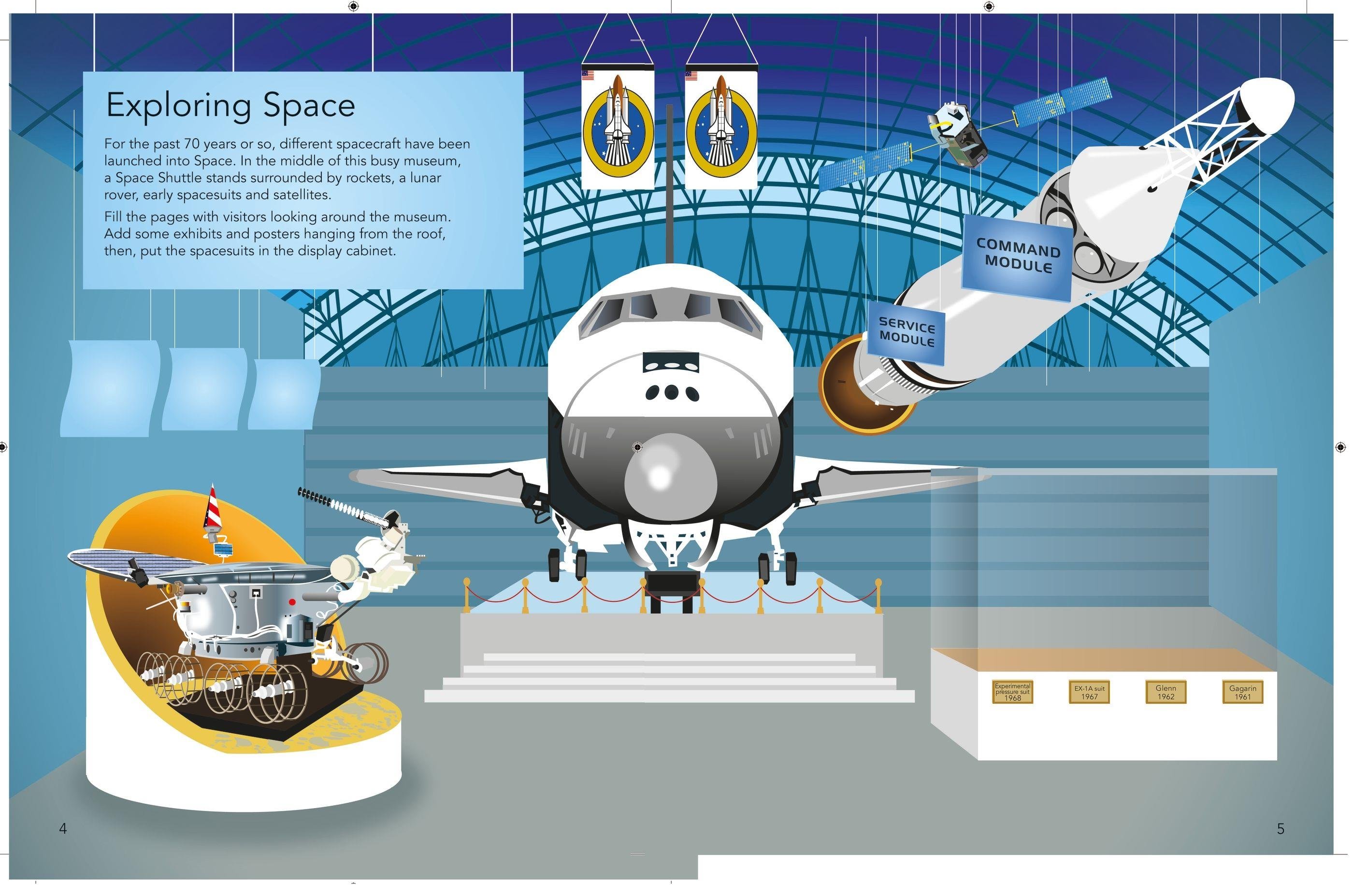 Usborne Space Sticker Book