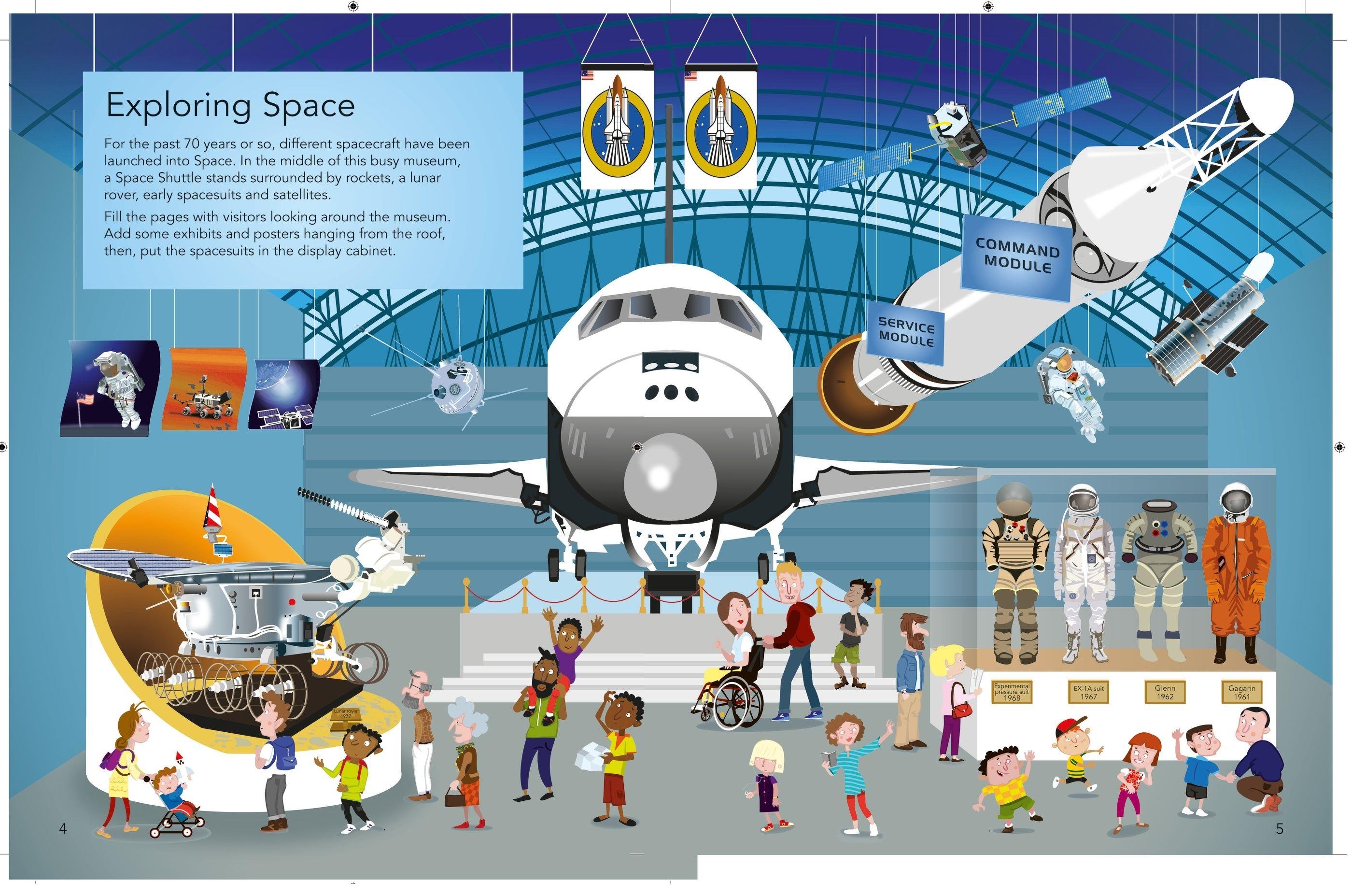 Usborne Space Sticker Book