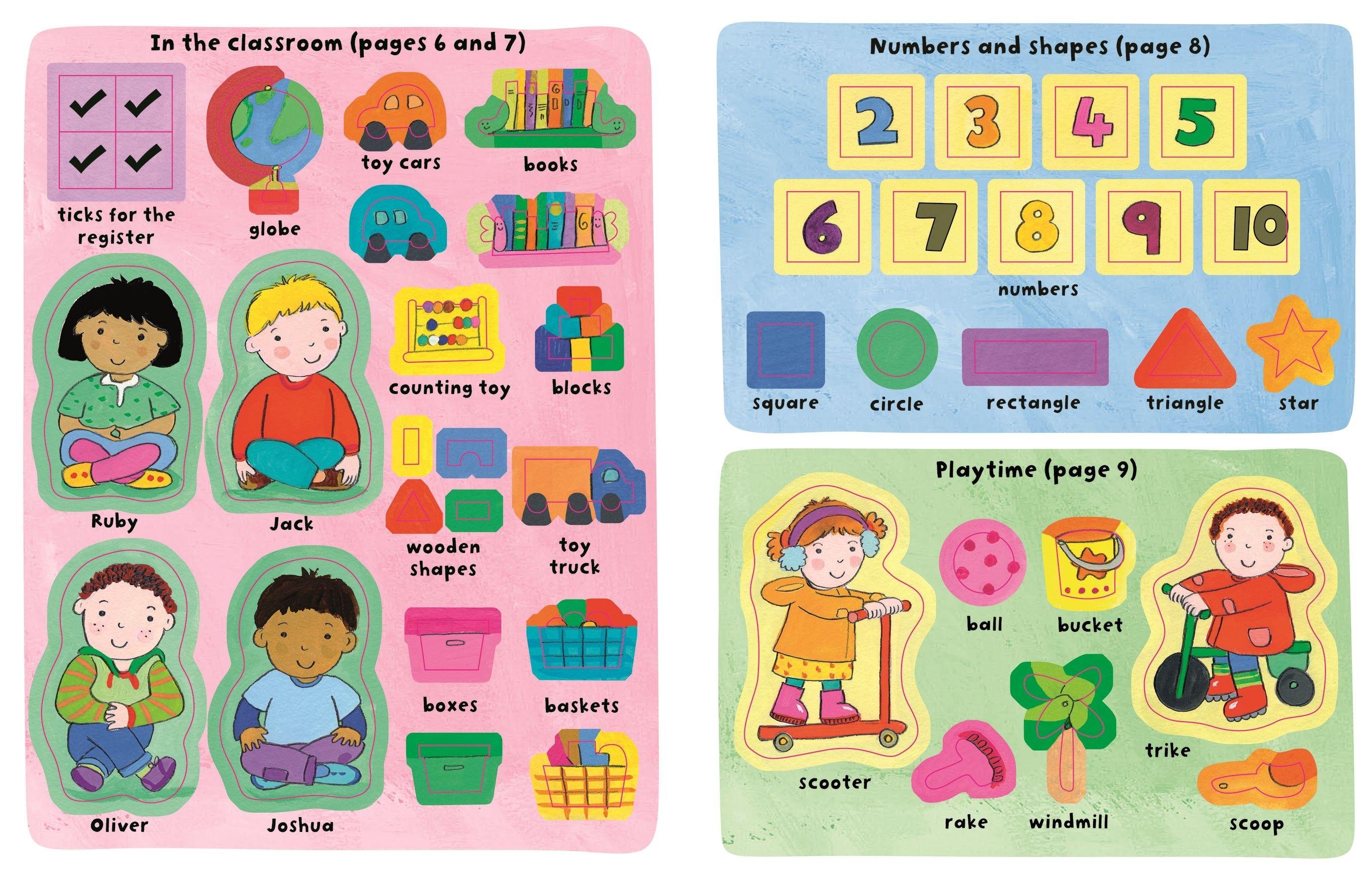 Usborne Starting School Sticker Book