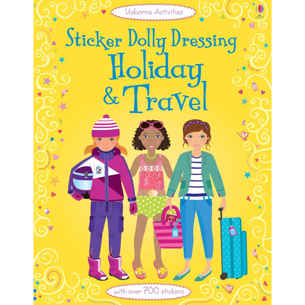 Usborne Sticker Dolly Dressing Holiday & Travel