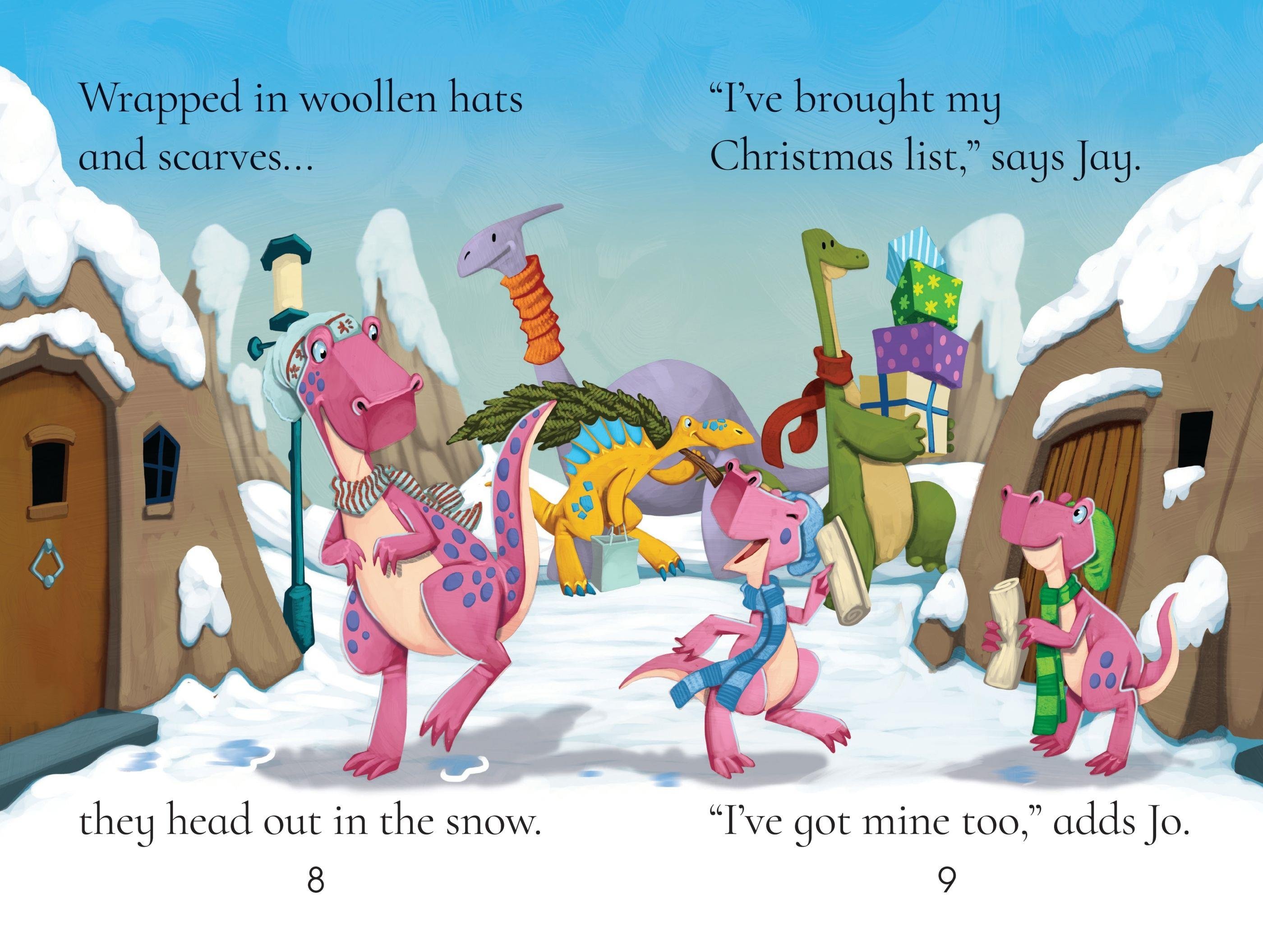 Usborne The Dinosaurs Who Met Santa Claus